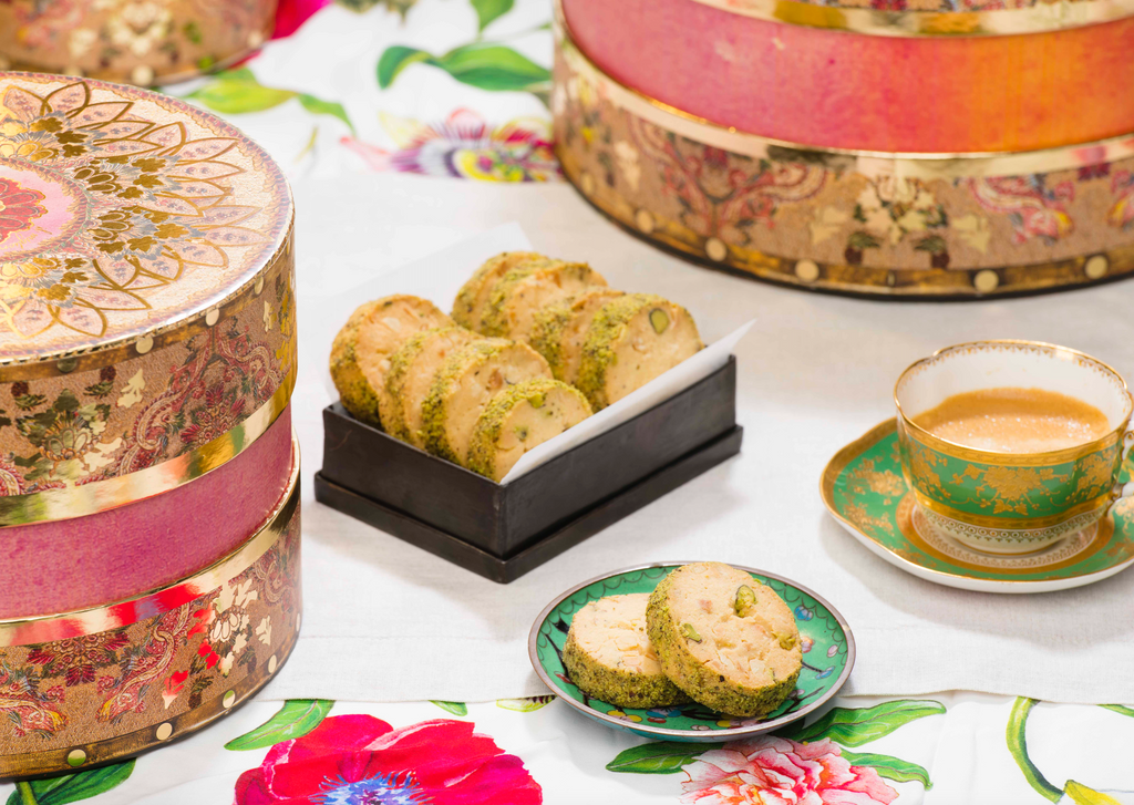 Tiny Temptations - Macadamia & Pistachio Shortbread with Lemon Myrtle