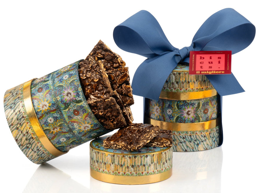 delicious chocolates and biscuits in a gift box