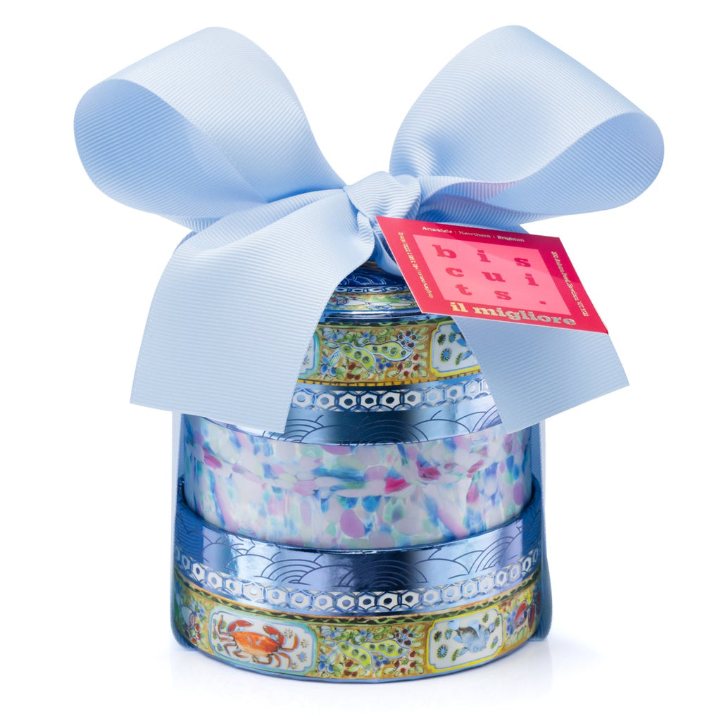 Delicious chocolates and biscuits in a beautiful gift box with a ribbon