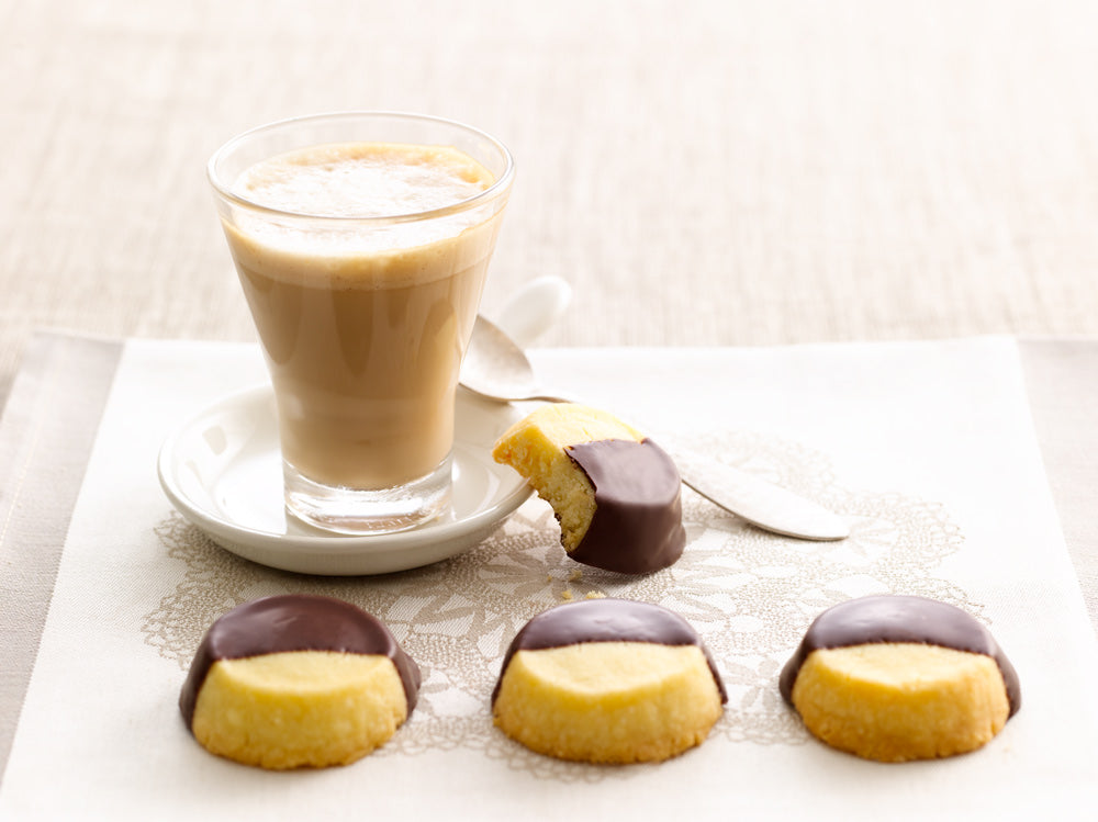 Chocolate Shortbread Buttons